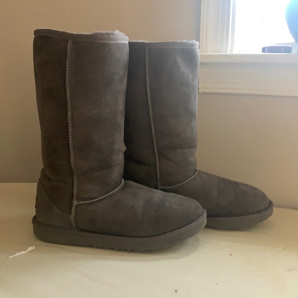 Tall Grey UGGS